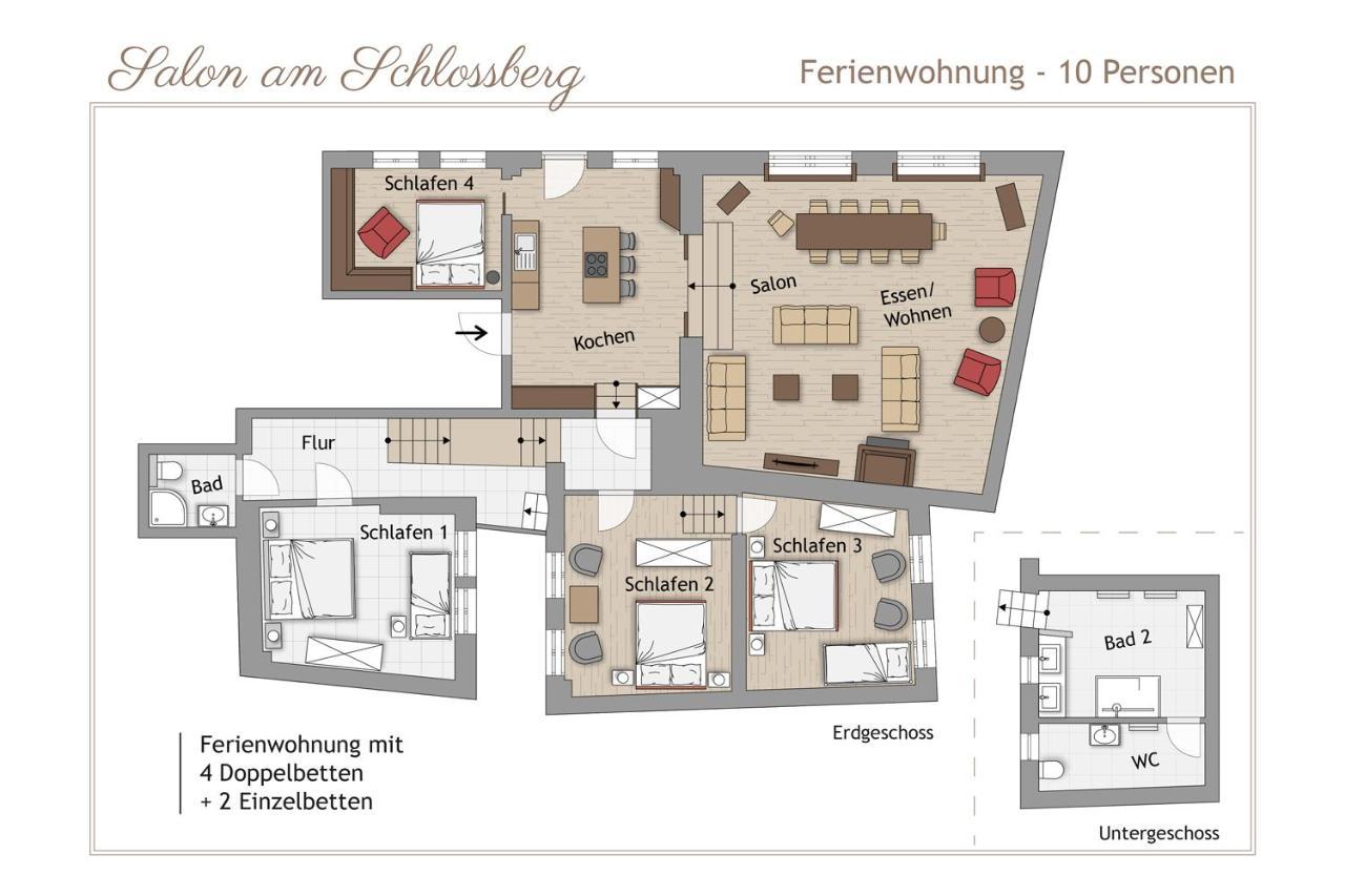 Salon Am Schlossberg Quedlinburg Exterior foto